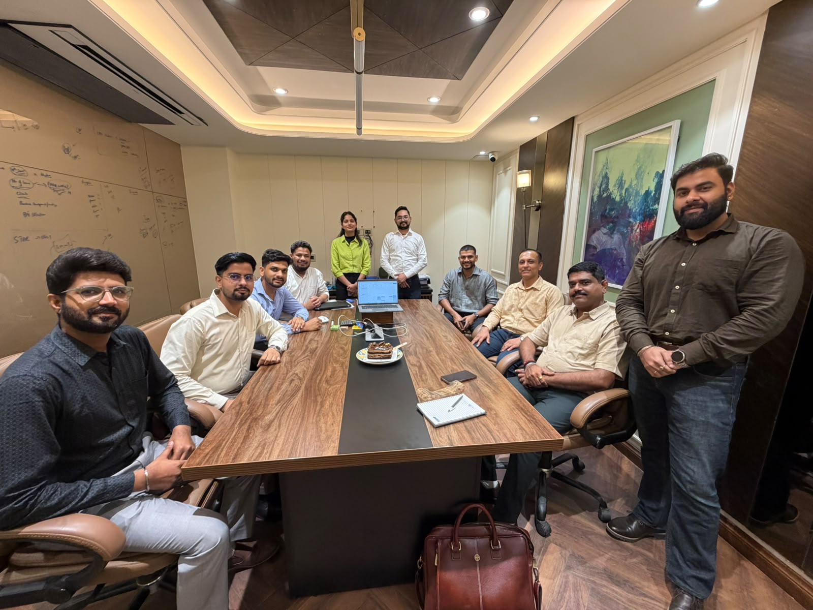 Qubik Finserv team at work